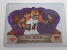 2012 PANINI CROWN ROYALE DAN HERRON DIE CUT ROOKIE CARD PURPLE #D 10/25 BENGALS