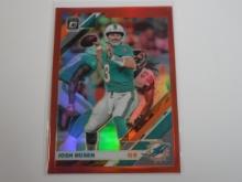 2019 DONRUSS OPTIC JOSH ROSEN RED PRIZM #D 09/99 DOLPHINS