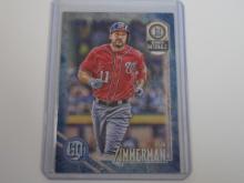 2018 TOPPS GYPSY QUEEN RYAN ZIMMERMAN BLUE #D 061/250 WASHINGTON NATIONALS