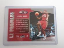 2005-06 FLEER NBA HOOPS LEBRON JAMES LJ PROFILES 10/29/2003