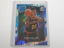 2017-18 PANINI DONRUSS OPTIC JOHN COLLINS RATED ROOKIE CARD SHOCK PRIZM RC