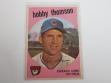1959 TOPPS BASEBALL #429 BOBBY THOMSON CHICAGO CUBS