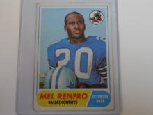 1968 TOPPS FOOTBALL #129 MEL RENFRO DALLAS COWBOYS