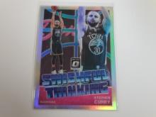 2018-19 PANINI DONRUSS OPTIC STEPHEN CURRY SWISHFUL THINKING HOLO PRIZM WARRIORS