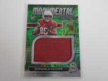 2021 PANINI SPECTRA RONDALE MOORE JUMBO JERSEY ROOKIE CARD #D 27/35 CARDINALS