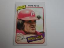 1980 TOPPS BASEBALL PETE ROSE PHILADELPHIA PHILLIES