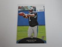 2011 TOPPS PRIME CAM NEWTON ROOKIE CARD CAROLINA PANTHERS RC