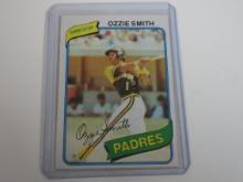 1980 TOPPS BASEBALL #393 OZZIE SMITH SAN DIEGO PADRES 2ND YEAR CARD