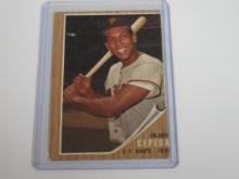 1962 TOPPS BASEBALL #40 ORLANDO CEPEDA SAN FRANCISCO GIANTS