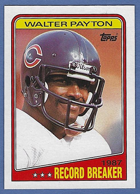 Sharp 1987 Topps #5 Walter Payton RB Chicago Bears