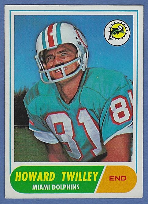 1968 Topps #39 Howard Twilley RC Miami Dolphins