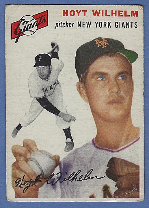 1954 Topps #36 Hoyt Wilhelm New York Giants