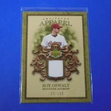 2007 UPPER DECK ARTIFACTS ROY OSWALT GAME USED JERSEY CARD HOUSTON ASTROS