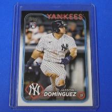 2024 TOPPS BASEBALL JASSON DOMINGUEZ ROOKIE CARD RC YANKEES