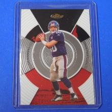 2005 TOPPS FINEST ELI MANNING NEW YORK GIANTS 2ND YEAR CARD