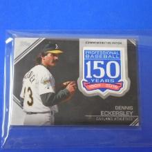 2019 TOPPS DENNIS ECKERSLEY PROFESSIONAL BASEBALL 150TH ANNIVERSARY LOGO PATCH