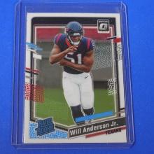 2023 DONRUSS OPTIC WILL ANDERSON JR RATED ROOKIE CARD TEXANS