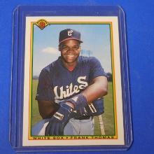 1990 BOWMAN BASEBALL FRANK THOMAS ROOKIE CARD WHITE SOX