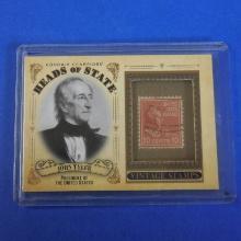 2020 UPPER DECK GOODWIN CHAMPIONS JOHN TYLER AUTHENTIC STAMP RELIC CARD