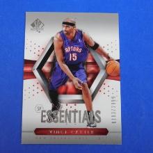 2004-05 UPPER DECK SP AUTHENTIC VINCE CARTER SP ESSENTIALS #D 0183/2999 RAPTORS