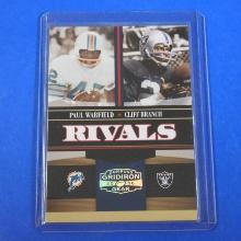 2006 DONRUSS GRIDIRON GEAR PAUL WARFIELD CLIFF BRANCH RIVALS #D 190/250
