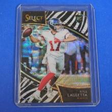 2018 PANINI SELECT KYLE LAULETTA RARE ZEBRA WAVE PRIZM SSP ROOKIE CARD GIANTS