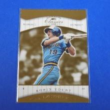 2001 DONRUSS CLASSICS ROBIN YOUNT LEGEND CARD #D 1086/1755 BREWERS