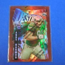 1996 TOPPS FINEST ANDY HARMON FINEST DESTROYERS REFRACTOR CARD EAGLES
