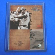 2004 DONRUSS CLASSICS REGGIE JACKSON LEGENDARY JERSEYS #D 309/500 ATHLETICS