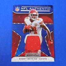 2019 PANINI ROOKIES AND STARS SAMMY WATKINS JERSEY CARD KANSAS CITY CHIEFS