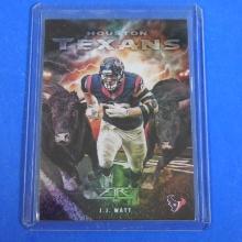 2015 TOPPS FIRE FOOTBALL JJ WATT INTO THE WILD HOLO TEXANS