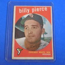1959 TOPPS BASEBALL #410 BILLY PIERCE CHICAGO WHITE SOX