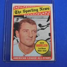 1969 TOPPS BASEBALL #417 KEN HARRELSON SPORTING NEWS ALL STAR