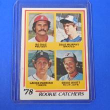 1978 TOPPS #708 DALE MURPHY LANCE PARRISH ROOKIE CARD RC TIGERS BRAVES