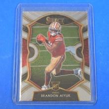2020 PANINI SELECT BRANDON AIYUK ROOKIE CARD 49ERS