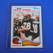 1982 TOPPS FOOTBALL #51 ANTHONY MUNOZ ROOKIE CARD CINCINNATI BENGALS