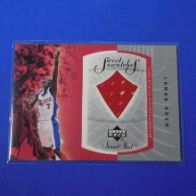 2002-03 UPPER DECK SWEET SHOT LAMAR ODOM GAME USED JERSEY CARD CLIPPERS