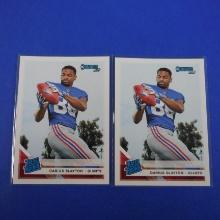 2019 DONRUSS DARIUS SLAYTON RATED ROOKIE CARD RC LOT BILLS