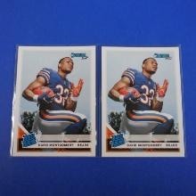 2019 DONRUSS DAVID MONTGOMERY RATED ROOKIE CARD RC LOT BEARS