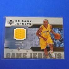 2005-06 UPPER DECK CARON BUTLER GAME USED JERSEY CARD LAKERS WIZARDS