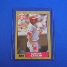 1987 TOPPS BARRY LARKIN ROOKIE CARD CINCINNATI REDS