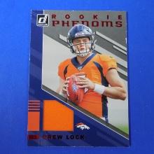 2019 PANINI DONRUSS DREW LOCK JERSEY RELIC ROOKIE CARD BRONCOS