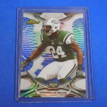 2015 TOPPS FINEST DARRELLE REVIS BLUE REFRACTOR #D 199/250 JETS