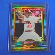 1994 TOPPS FINEST JOSE MESA REFRACTOR CLEVELAND INDIANS