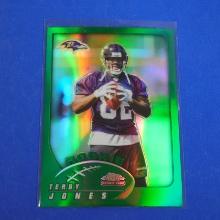2002 TOPPS CHROME TERRY JONES ROOKIE CARD REFRACTOR RAVENS