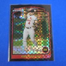 2003 BOWMAN CHROME FERNANDO VINA RARE XFRACTOR SSP