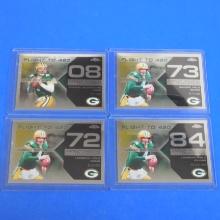 2007 TOPPS CHROME BRETT FAVRE FLIGHT TO 420 TOUCHDOWN CARD LOT 08 72 73 84