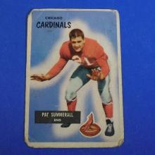 1955 BOWMAN FOOTBALL #52 PAT SUMMERALL ROOKIE CARD CARDINALS