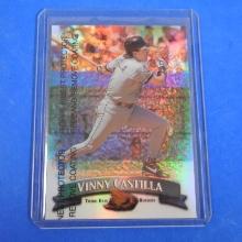 1998 TOPPS FINEST VINNY CASTILLA REFRACTOR CARD COLORADO ROCKIES