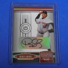 2005 DONRUSS SIGNATURE SERIES DANNY GRAVES AUTHENTIC AUTOGRAPH